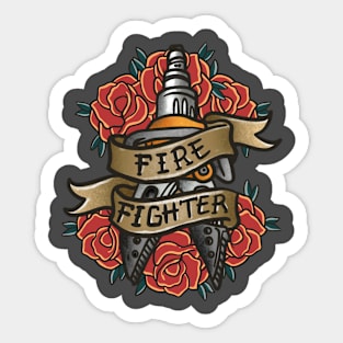 Firefighters Tshirt design Sticker